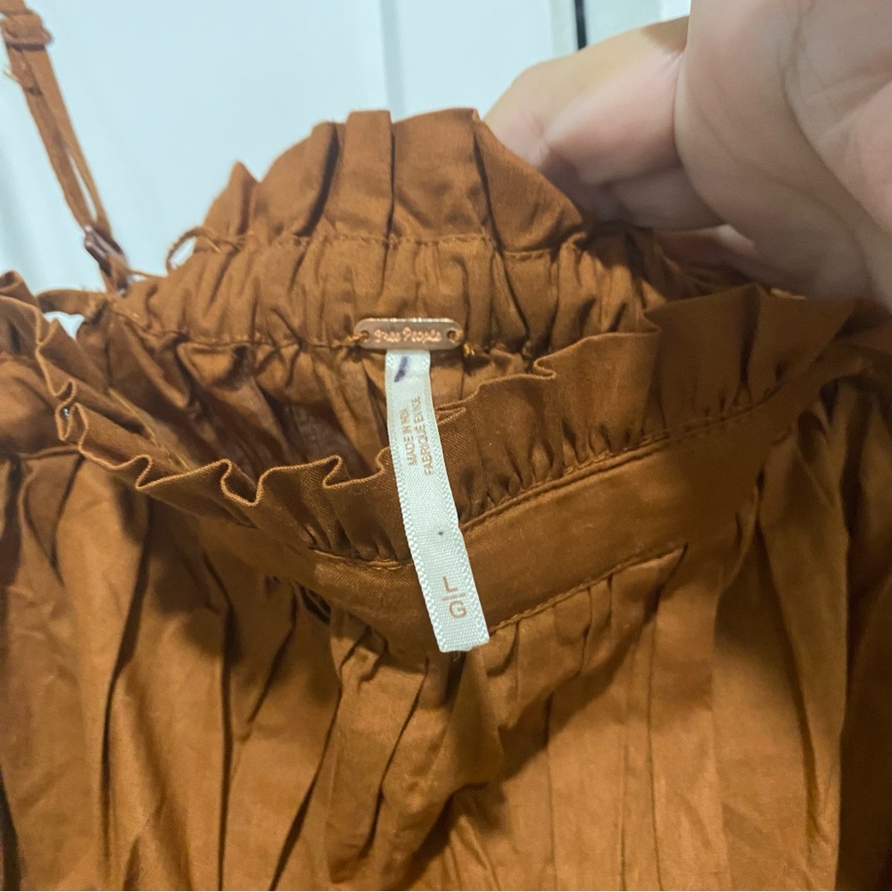 Free People Pretty Penny Ruffle Ruched Tube Top - Picture 3 of 5